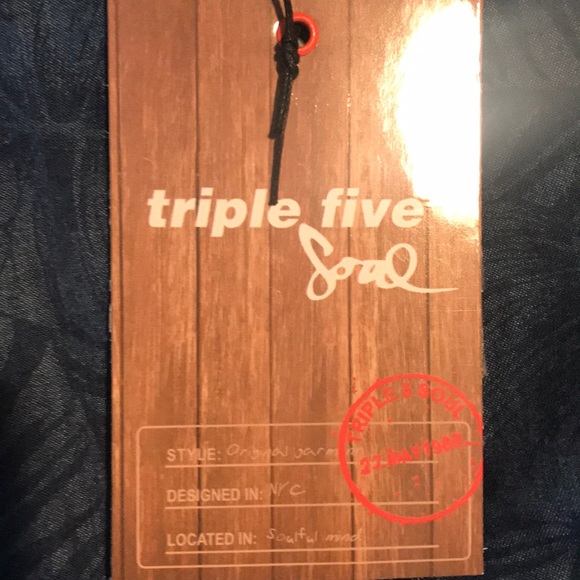 Triple Five Soul button up NWT - Picture 5 of 5